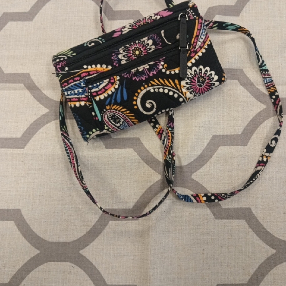 Vera Bradley Colorful Patterned Crossbody Wallet